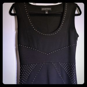 Studded Little Black Dress